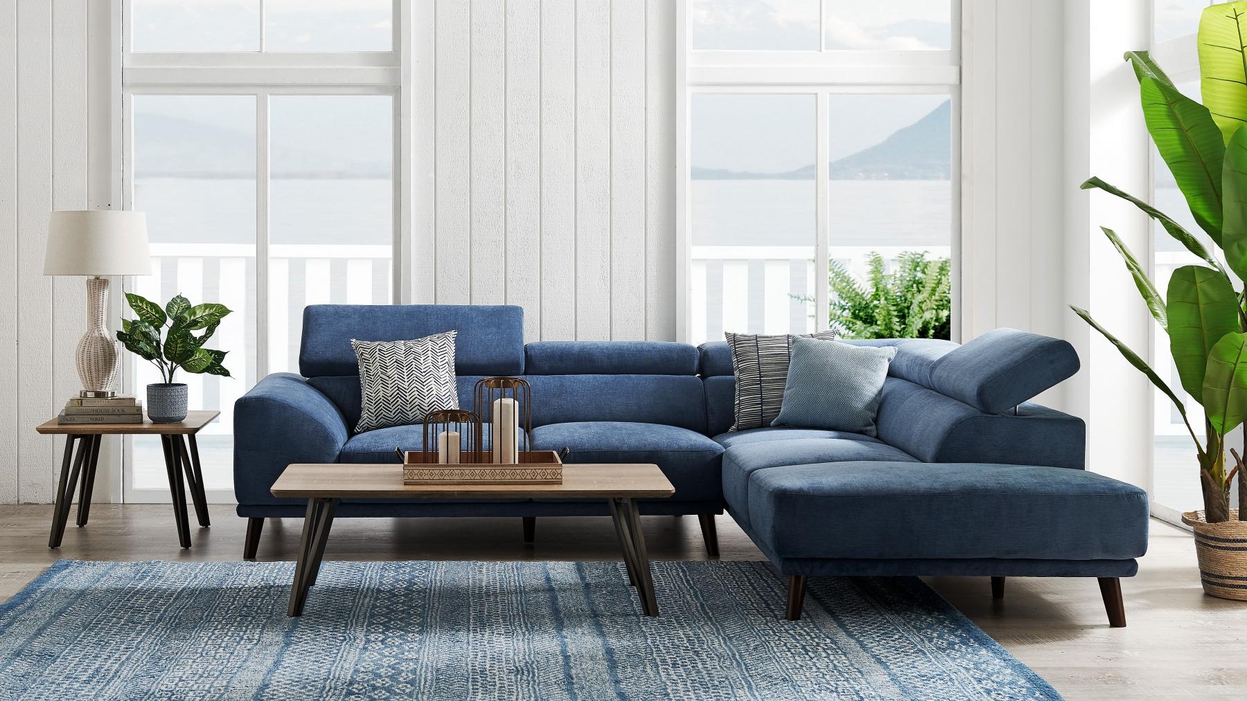 Urban Right-Hand Facing Fabric Corner Lounge Suite