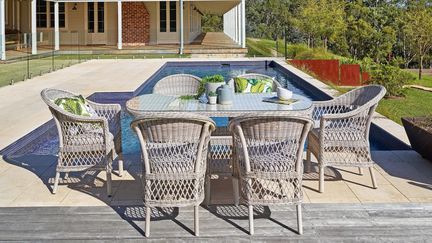 Burton Outdoor Dining Setting Harvey Norman