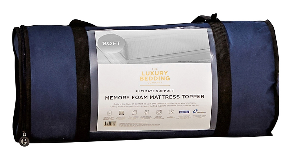 The Luxury Bedding Company Memory Foam Mattress Topper Soft Queen