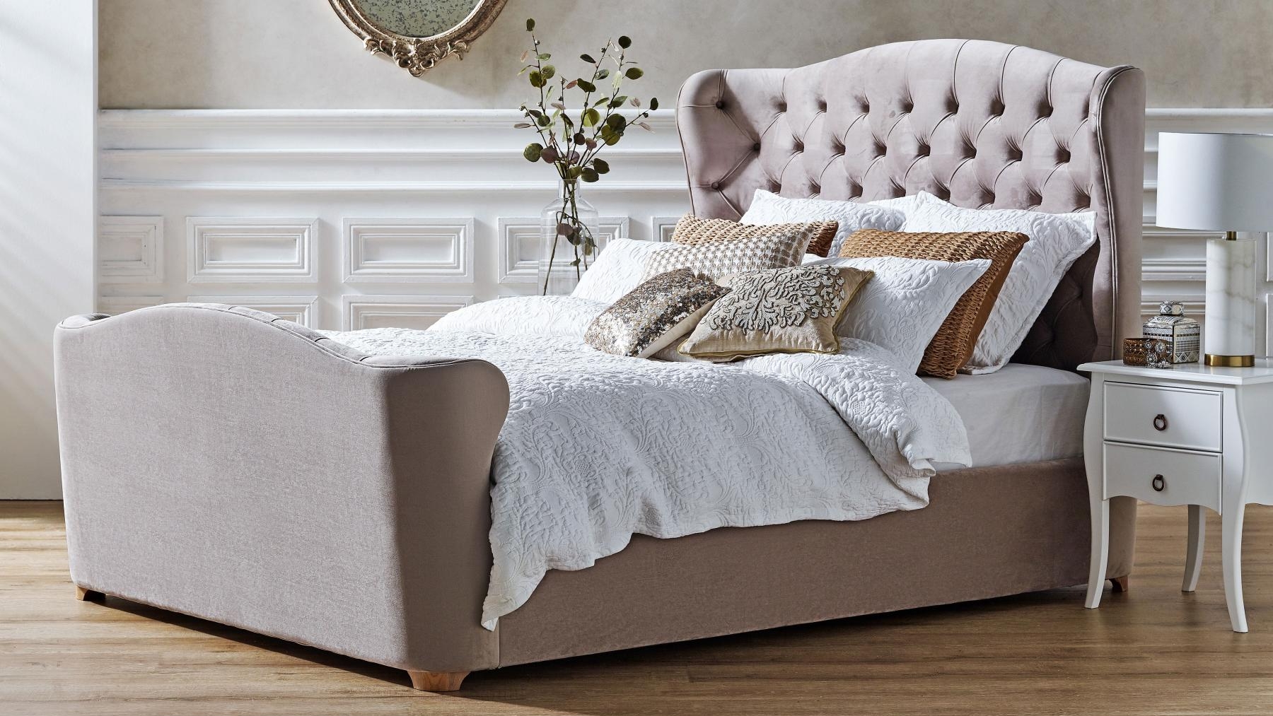 Waldorf High Foot Bark Bed - King