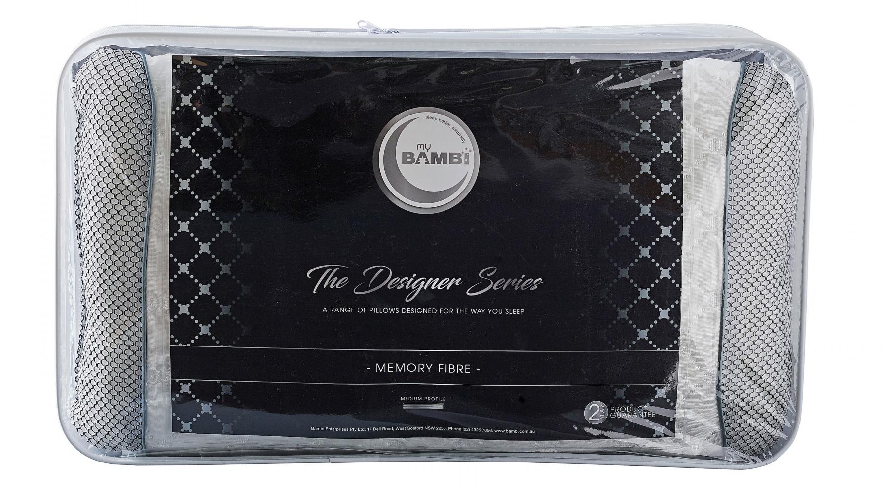 Designer Series Memory Fibre Pillow 