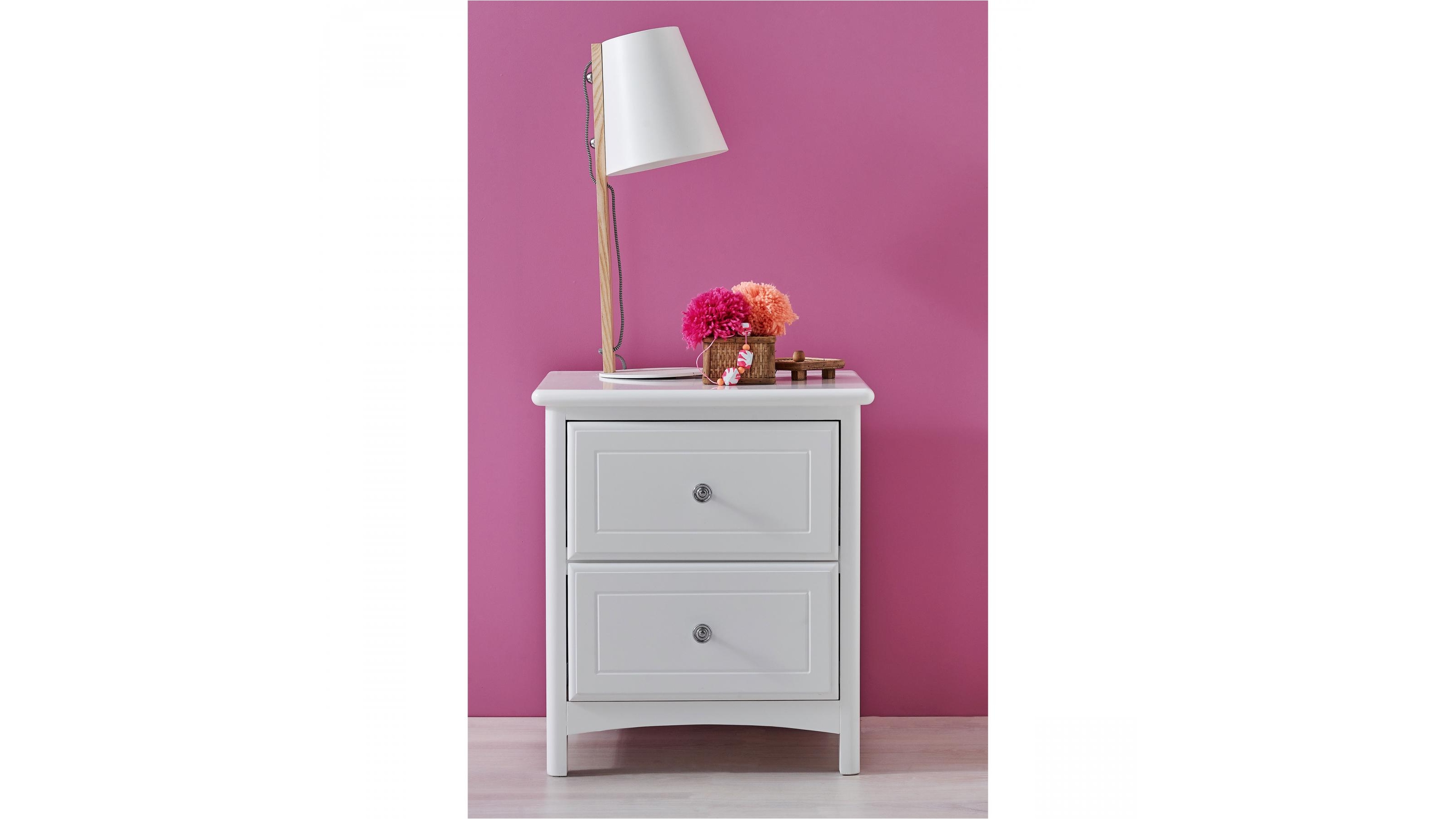 Hayley 2-Drawer Bedside Table