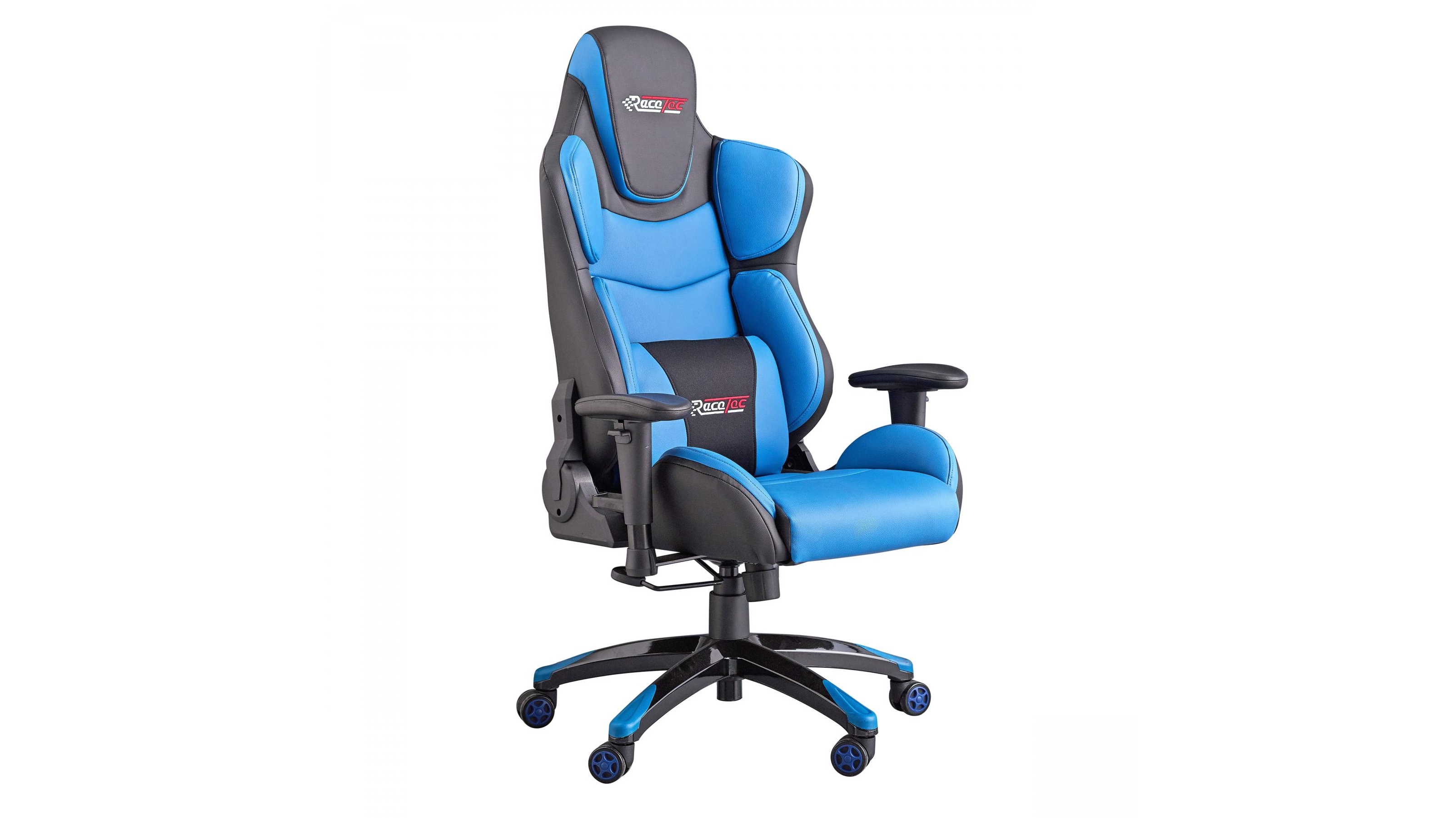 Torino Race Tec Gaming Chair Blue Harvey Norman