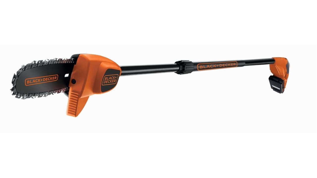 Black Decker 20cm 18V Li ion Pole Pruner Orange