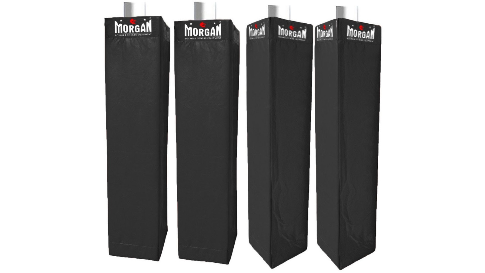 Morgan Sports Set of 4 Black Square Goal Post Protectors