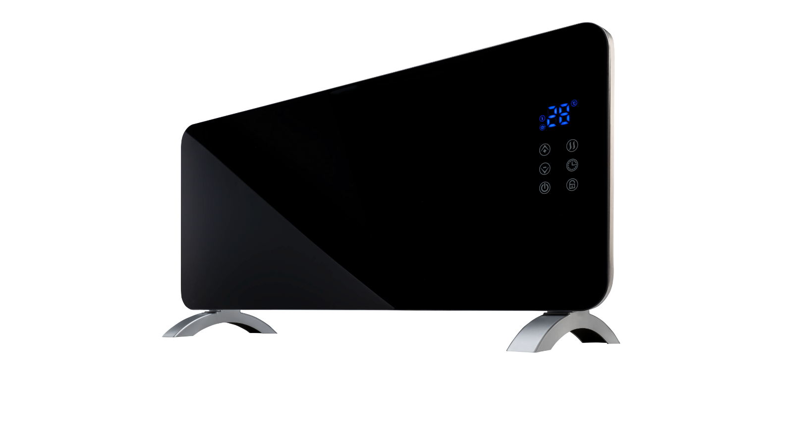 Goldair 2400W Wi-Fi Glass Panel Heater - Black