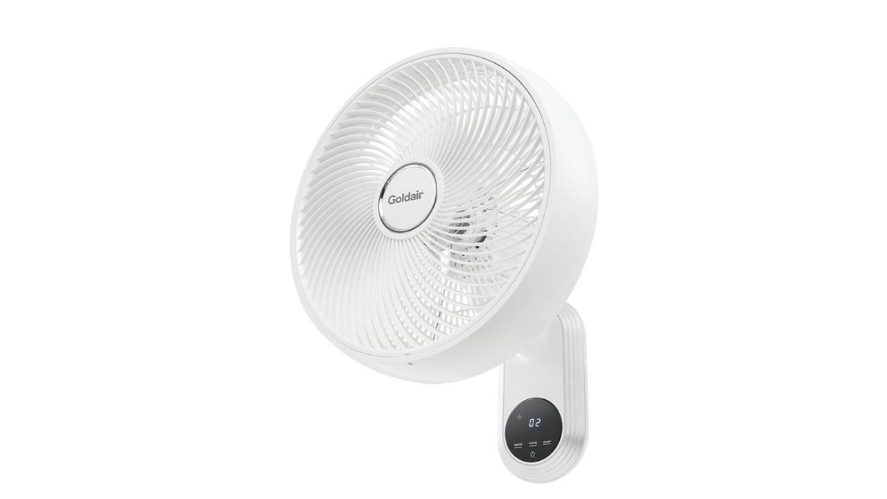 Goldair Platinum 40cm Wall Fan with Wifi White Harvey Norman