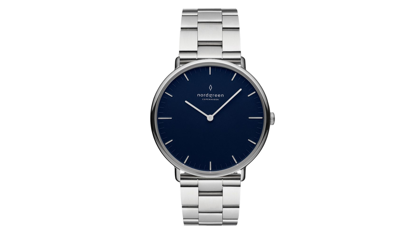 Nordgreen Native Navy Silver Watch - 4cm