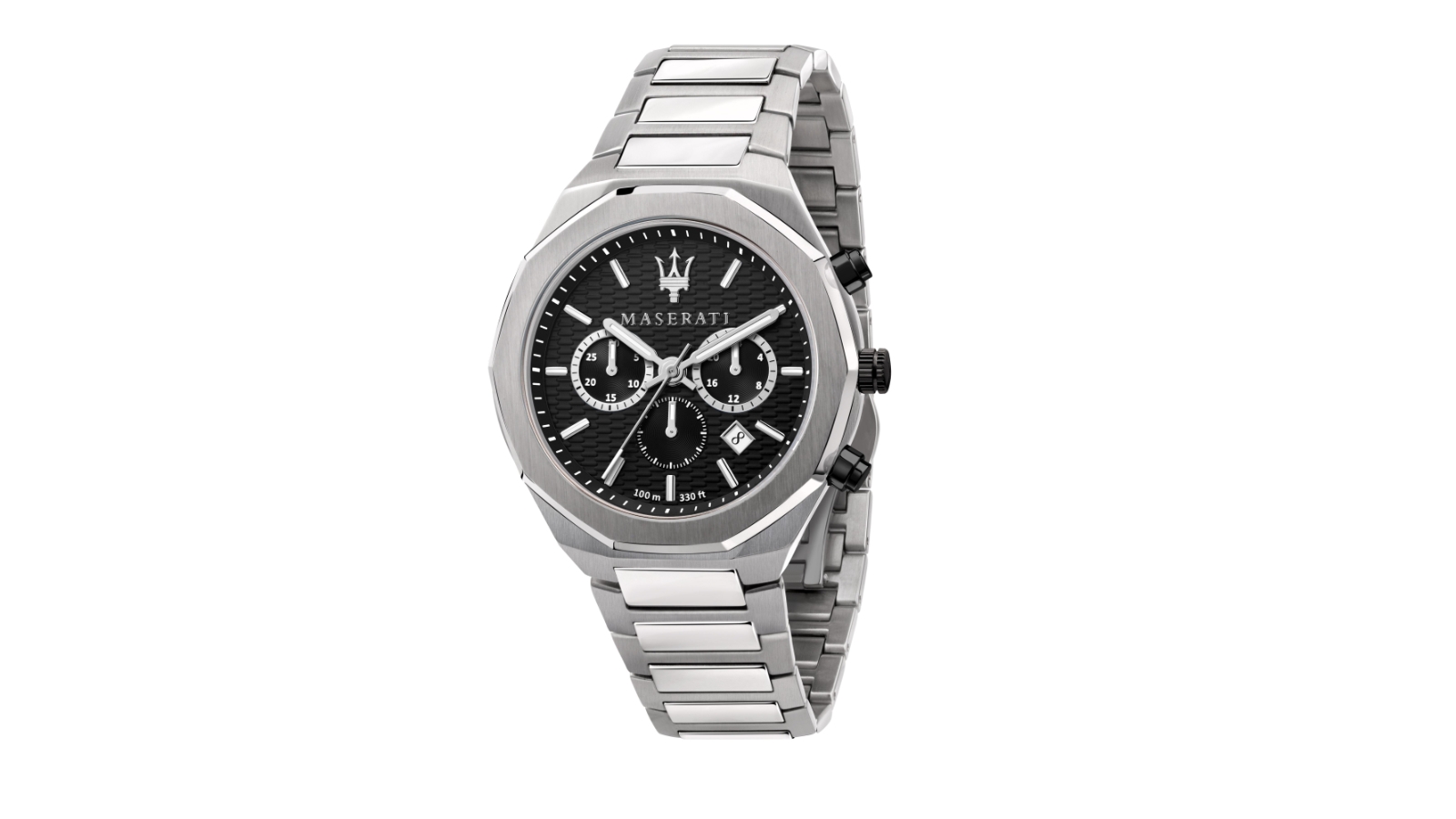 Maserati Stile 4.5cm Chronograph - Silver 