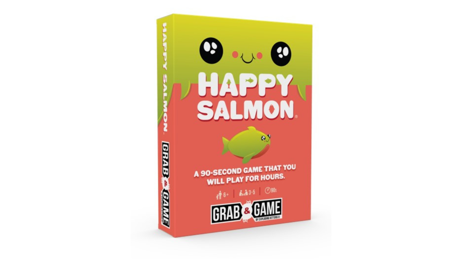Exploding Kittens Grab and Game Happy Salmon Board Game