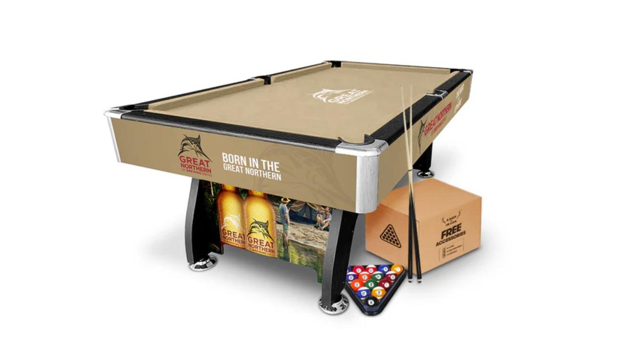 A Man and His Cave 7ft MDF Great Northern Pool Snooker Billiard Table | Harvey Norman