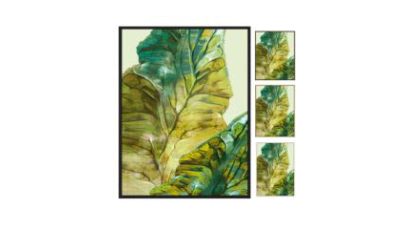 La Grolla Tropical Green Leaves I Gallery Wall Art
