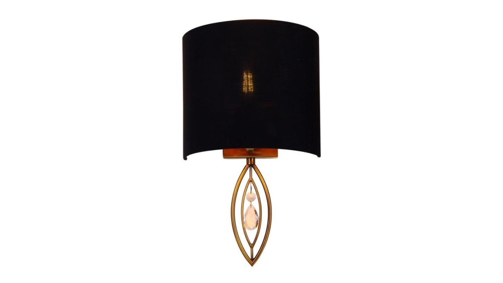 Luminea Greta Modern Elegant Wall Light Lamp - Black