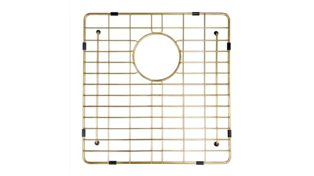 Meir Lavello Single Bowl 450x450 Protection Grid - Brushed Bronze Gold