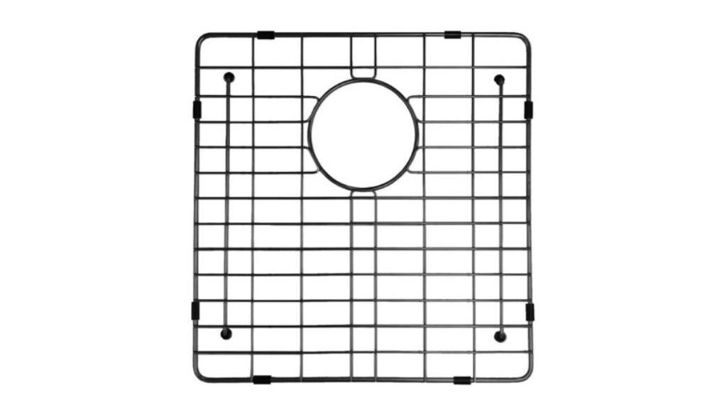 Meir Lavello Single Bowl 450x450 Protection Grid - Gunmetal Black