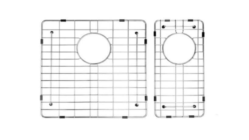 Meir Lavello One & Half Bowl 670x440 Protection Grid - Polished Chrome