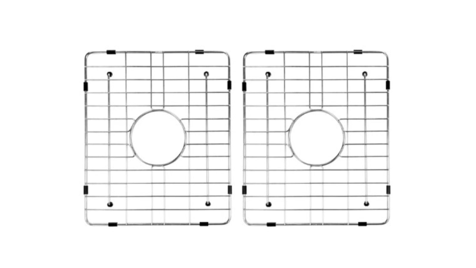 Meir Lavello Double Bowl 1160x440 Protection Grid - Polished Chrome