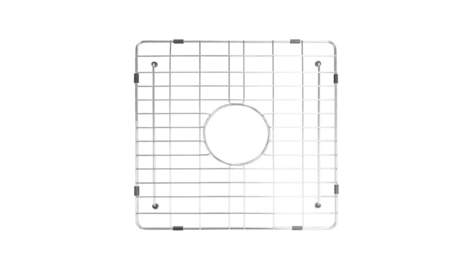 Meir Lavello Single Bowl 840x440 Protection Grid - Polished Chrome