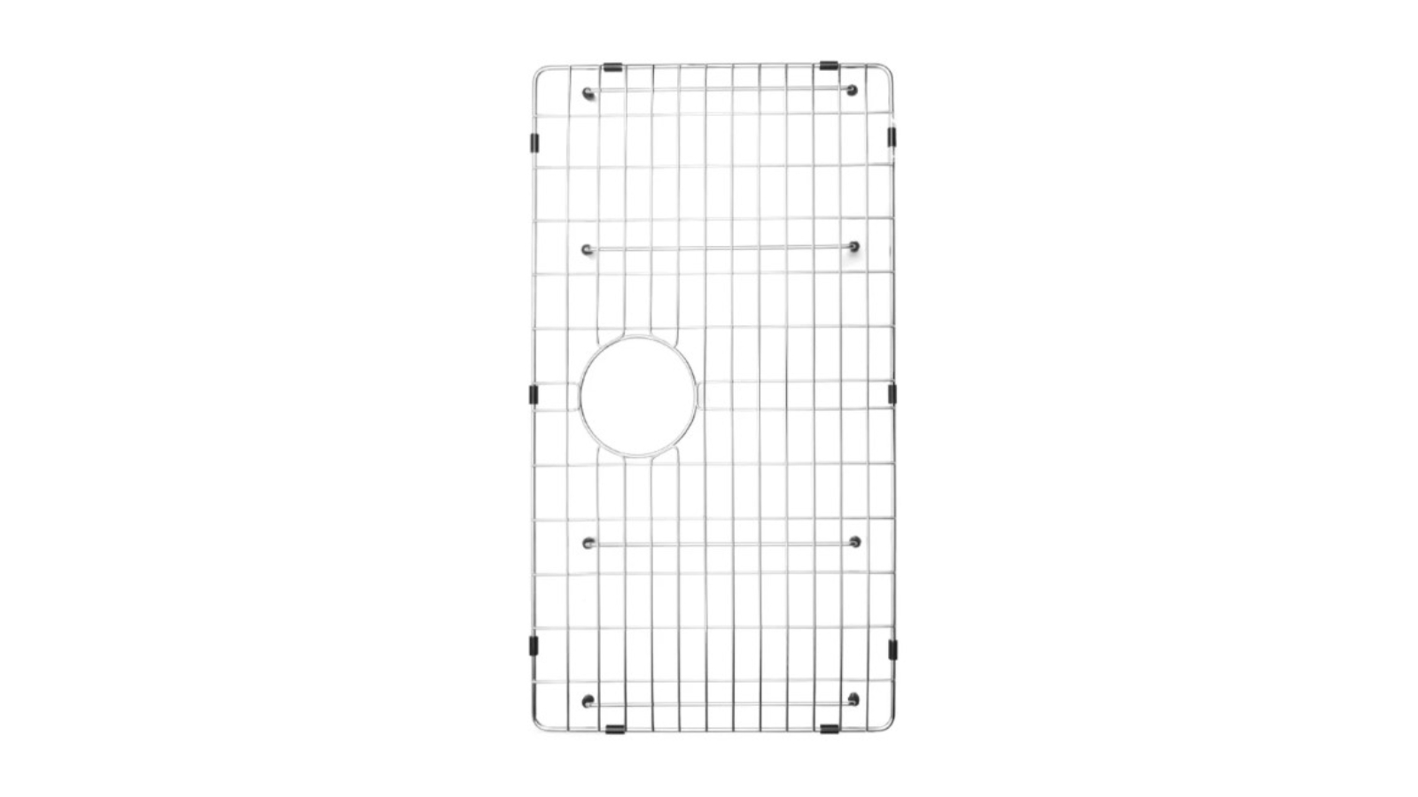 Meir Lavello Single Bowl 760x440 Protection Grid - Polished Chrome
