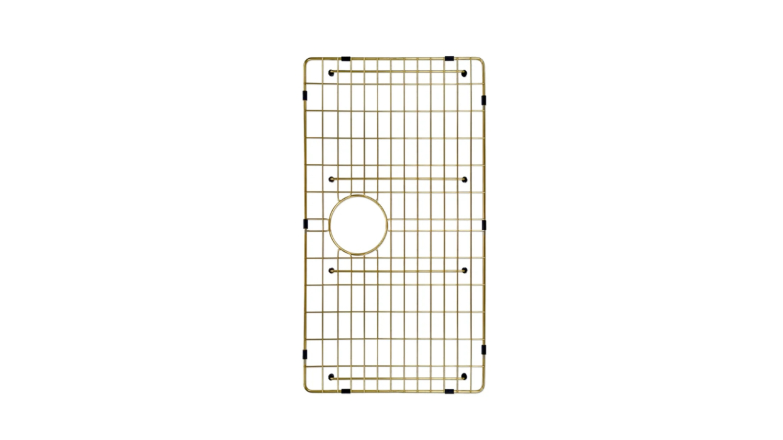 Meir Lavello Single Bowl 760x440 Protection Grid - Brushed Bronze Gold