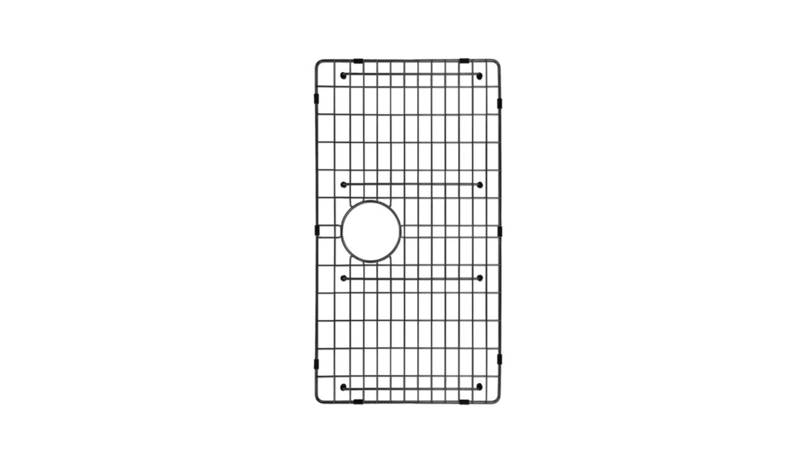 Meir Lavello Single Bowl 760x440 Protection Grid - Gunmetal Black