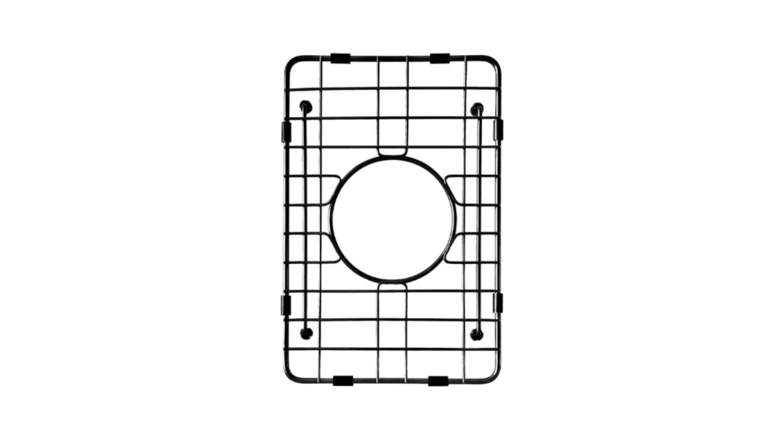 Meir Lavello Single Bowl 322x222 Protection Grid - Gunmetal Black