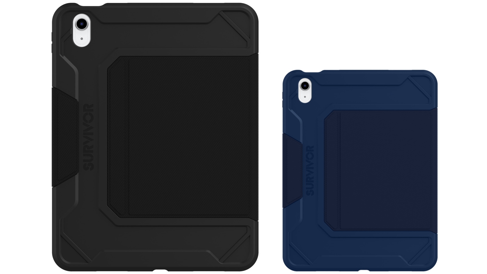 Housse Griffin Survivor Folio Robust IPad Air / Air 2 - Poignée Tactique Noire