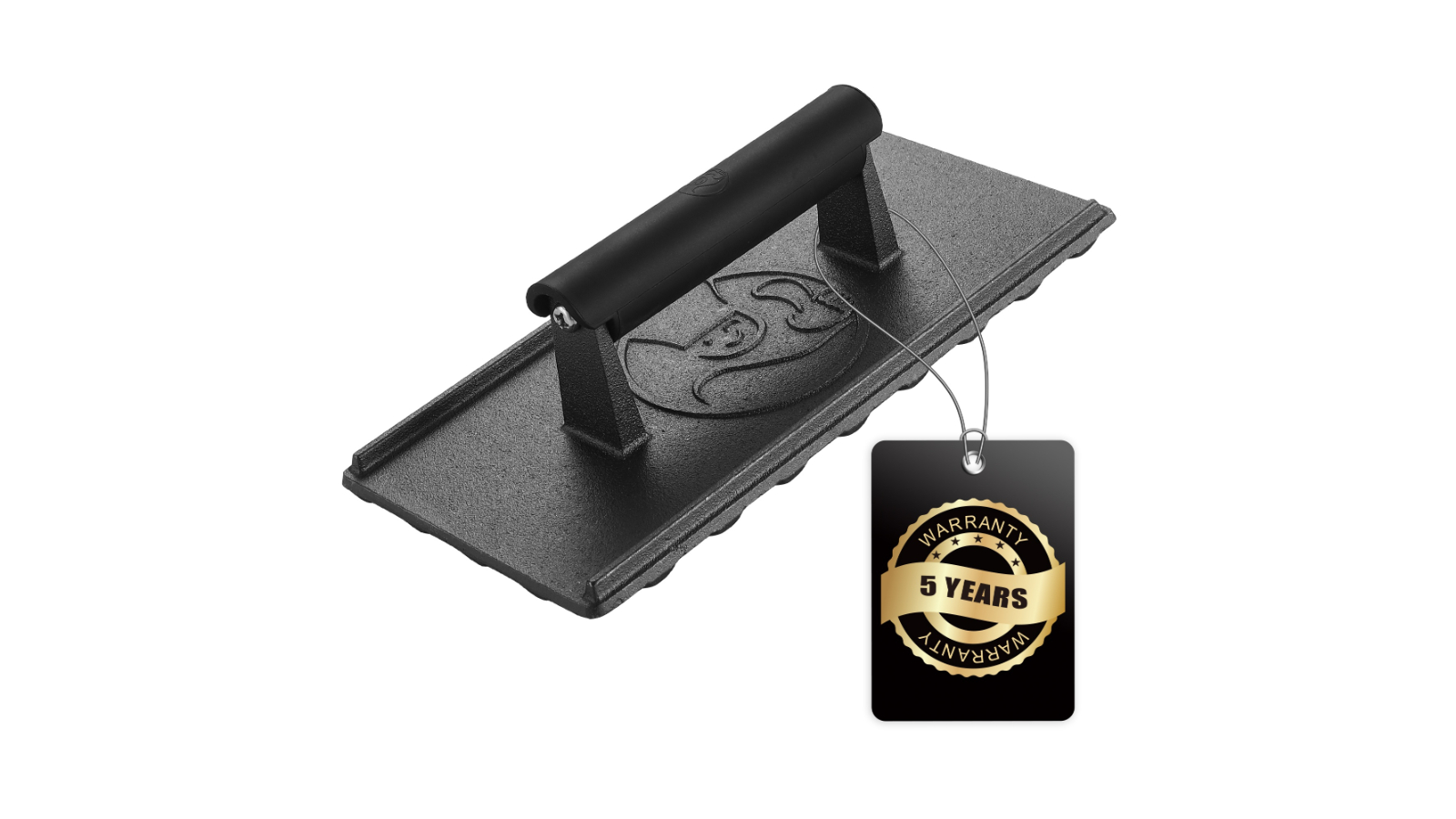 Gourmet Easy Cast Iron Grill Press