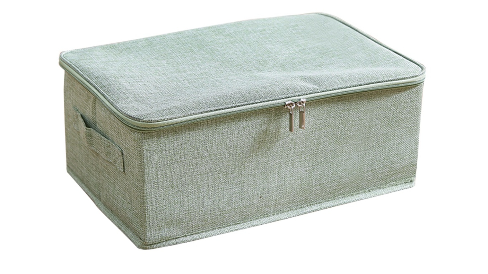 SOGA Green Portable Double Zipper Storage Box | Harvey Norman