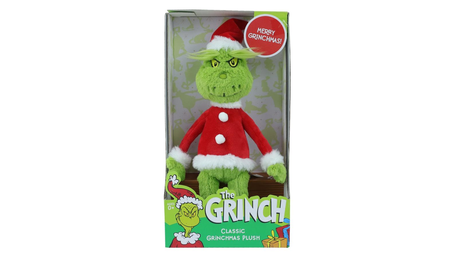 The Grinch Xmas Plush With Christmas Hat Jacket