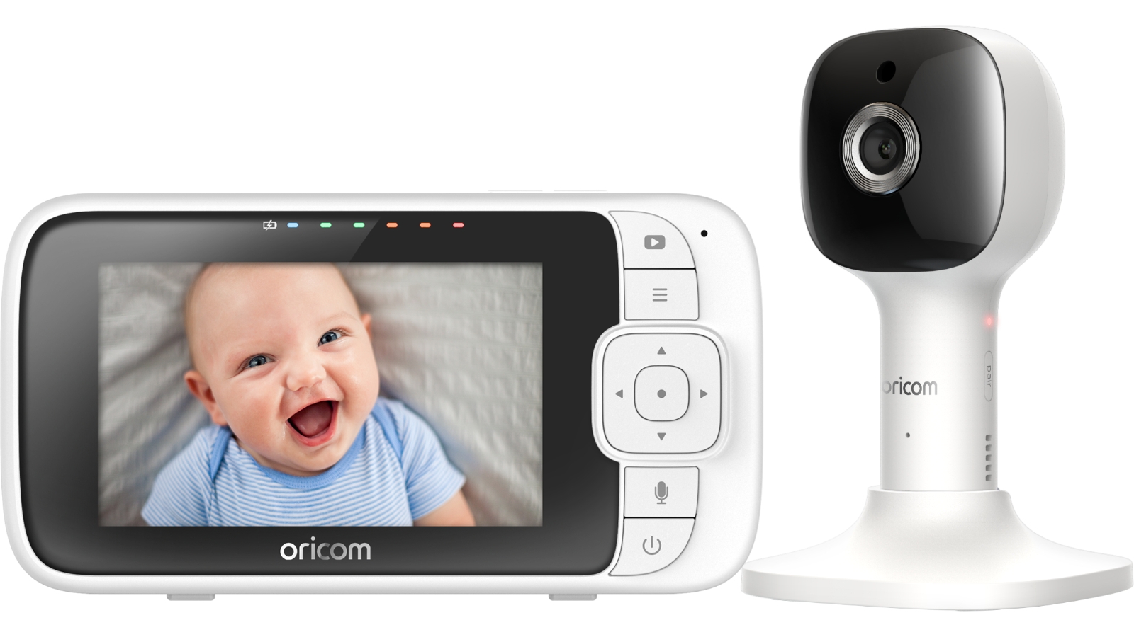 Oricom Smart HD Nursery Pal Baby Monitor 4.3inch Harvey Norman