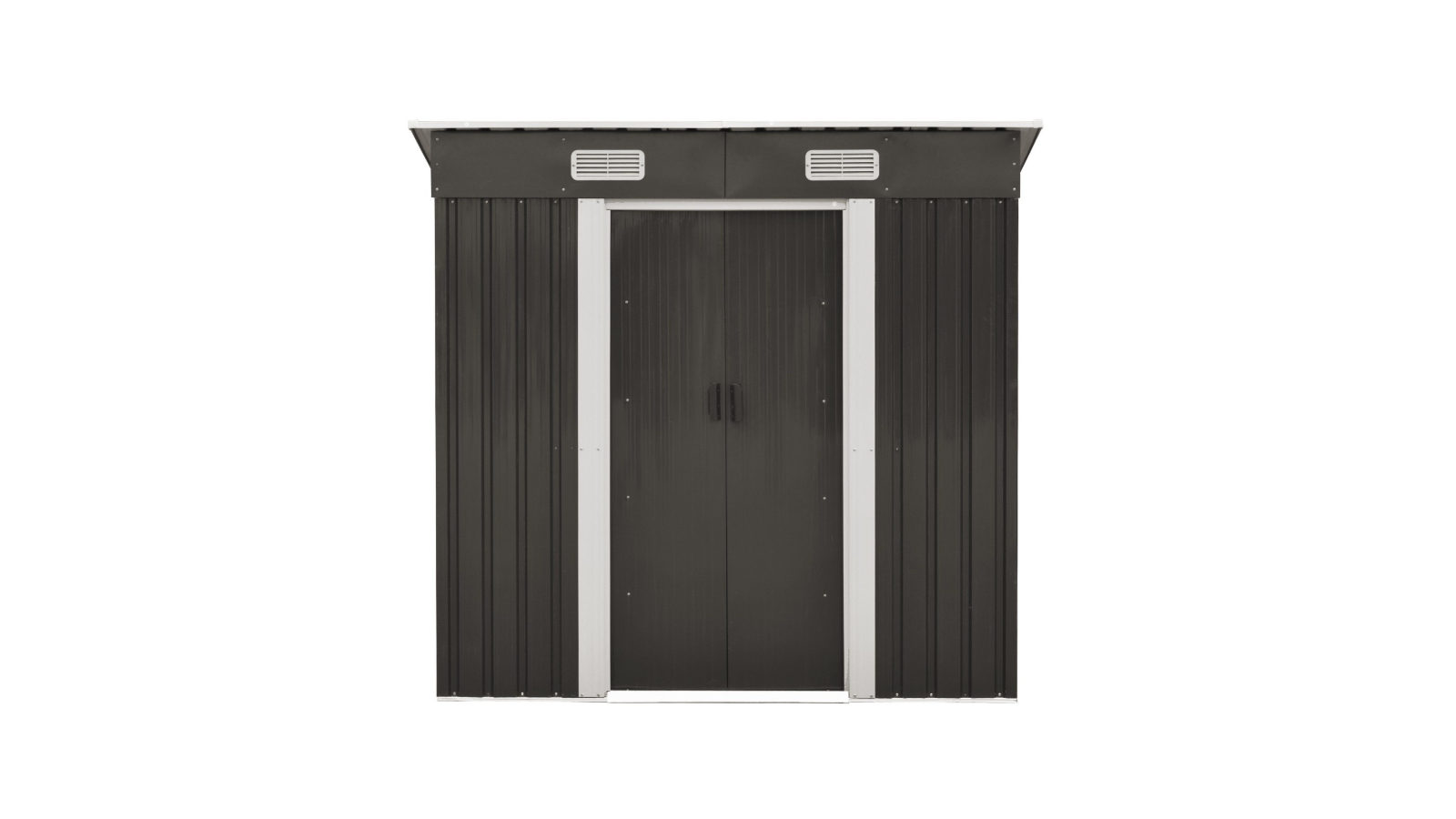 Livsip Outdoor Storage Dark Grey Garden Shed