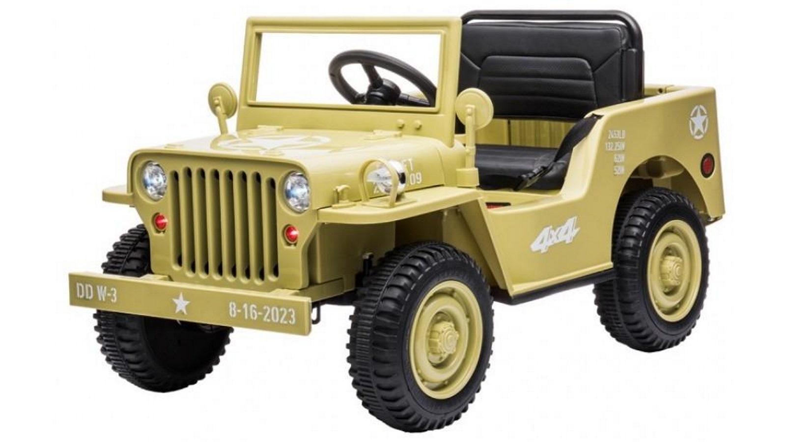 Go Skitz Major 12v Electric Electric Ride On - Khaki