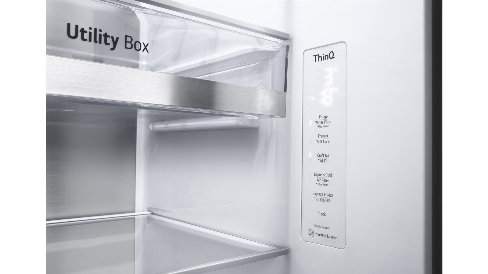 LG 635L DoorInDoor Side By Side Fridge with Ice & Water Dispenser