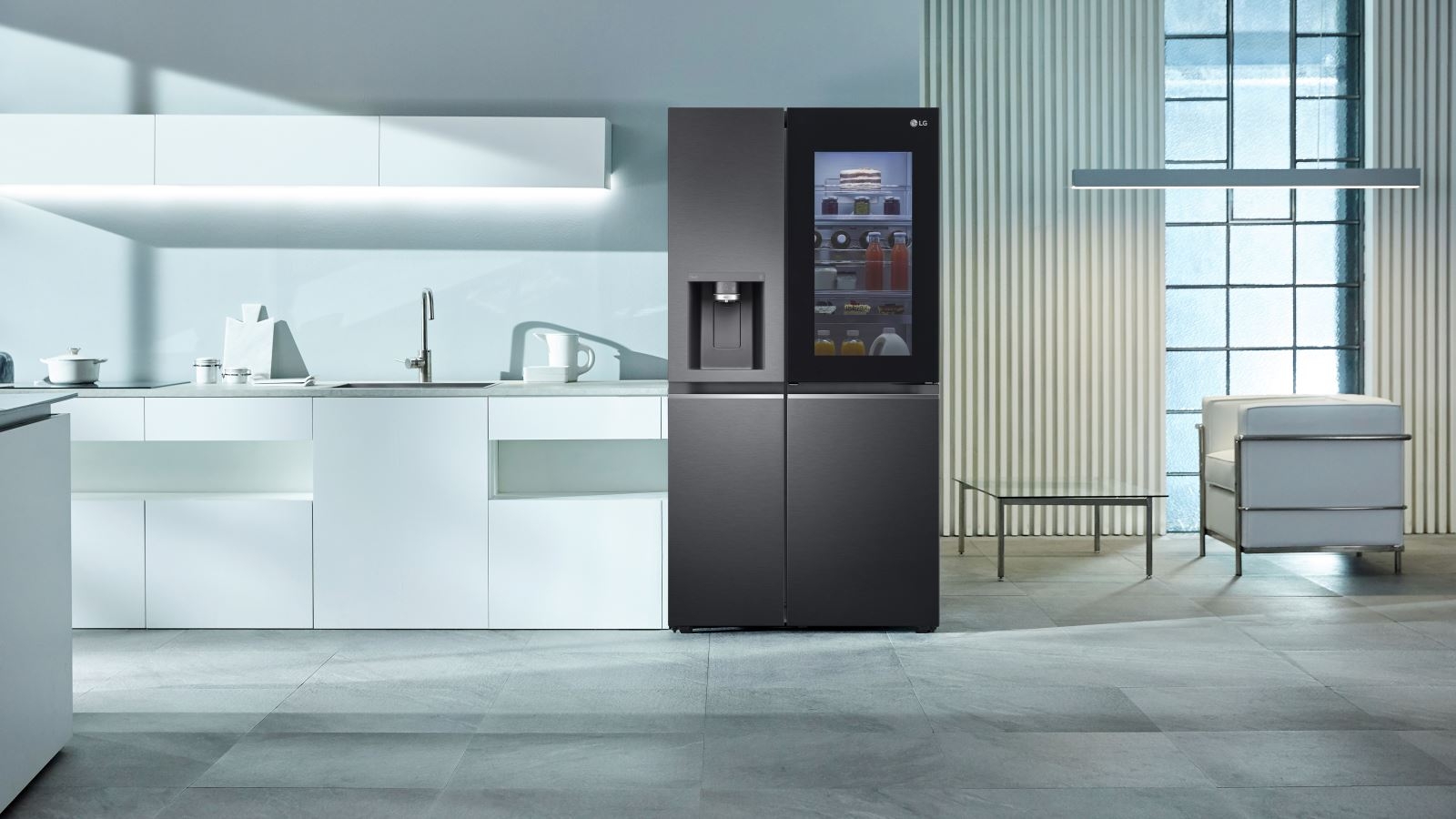 LG 635L InstaView DoorInDoor Side By Side Fridge with Ice & Water