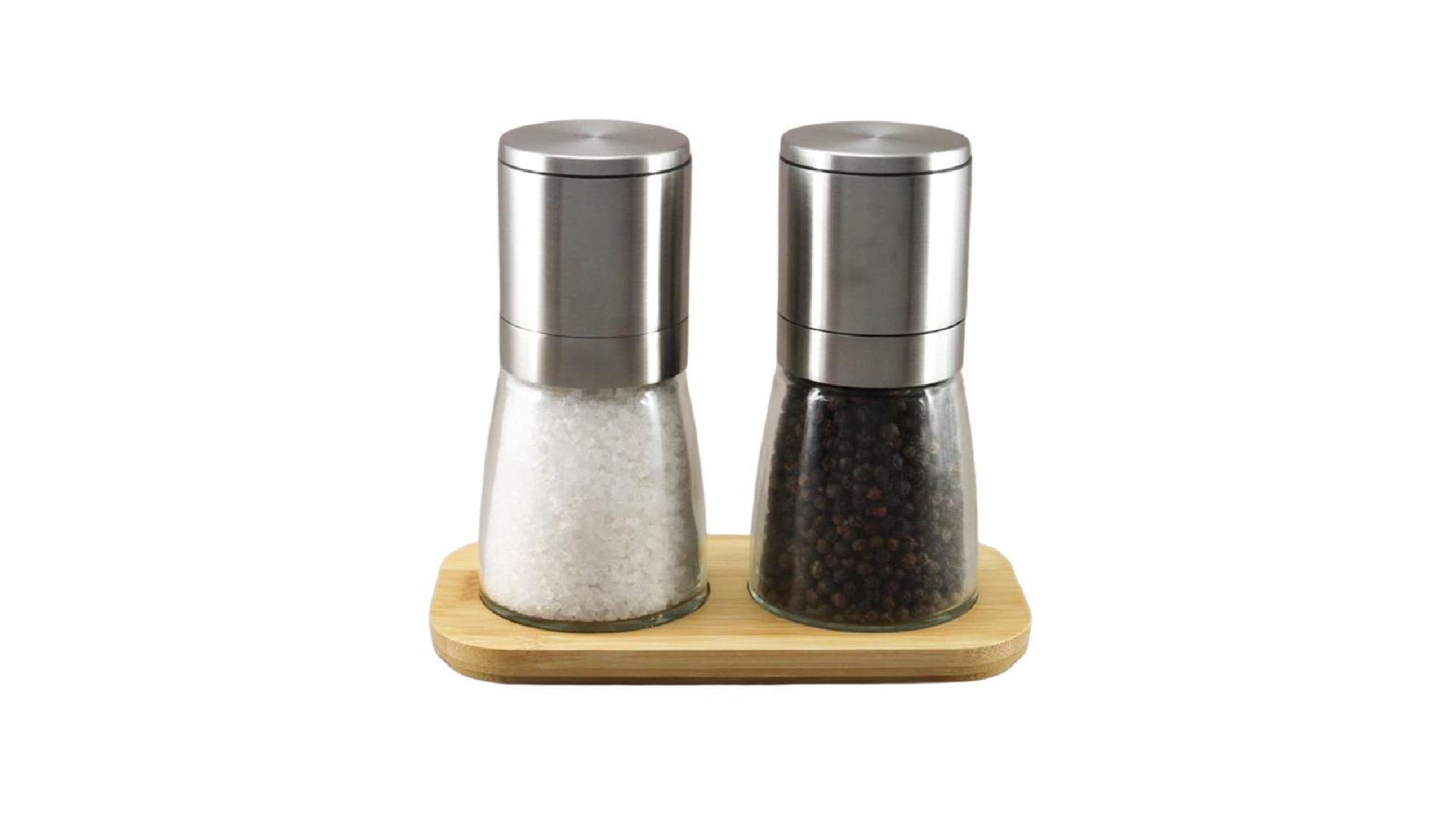G & S 3 Piece Spirit Upside-Down Salt and Pepper Mill Set