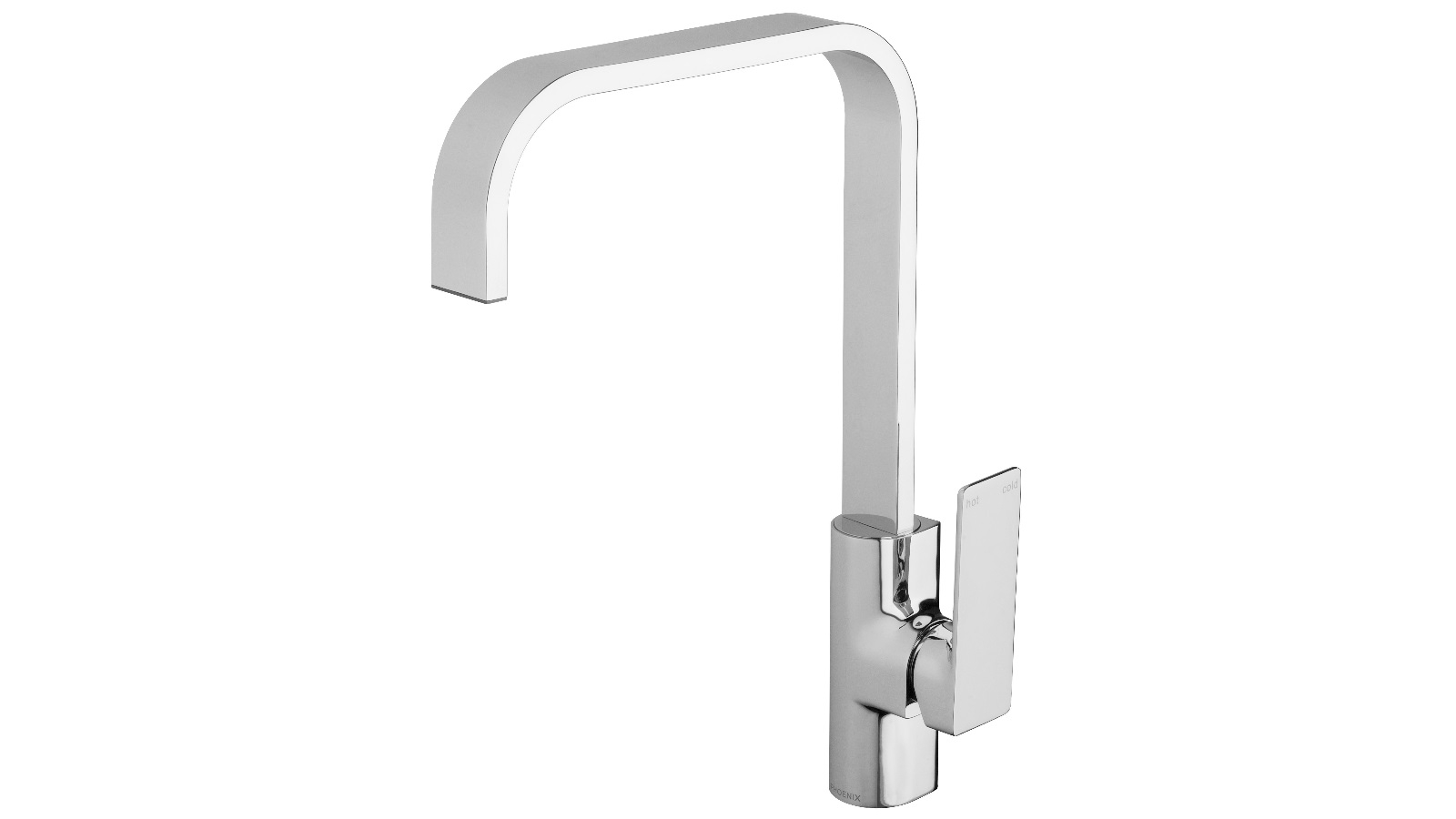 Phoenix Gloss 200mm Squareline Sink Mixer - Chrome