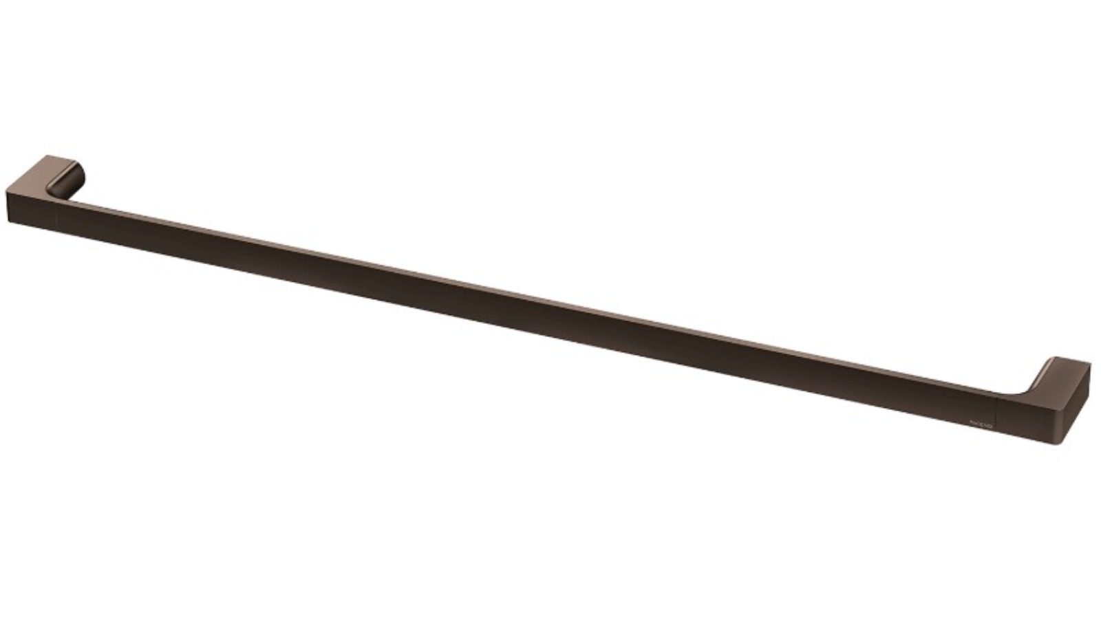 Phoenix 600mm Gloss Single Towel Rail - Brushed Bronze