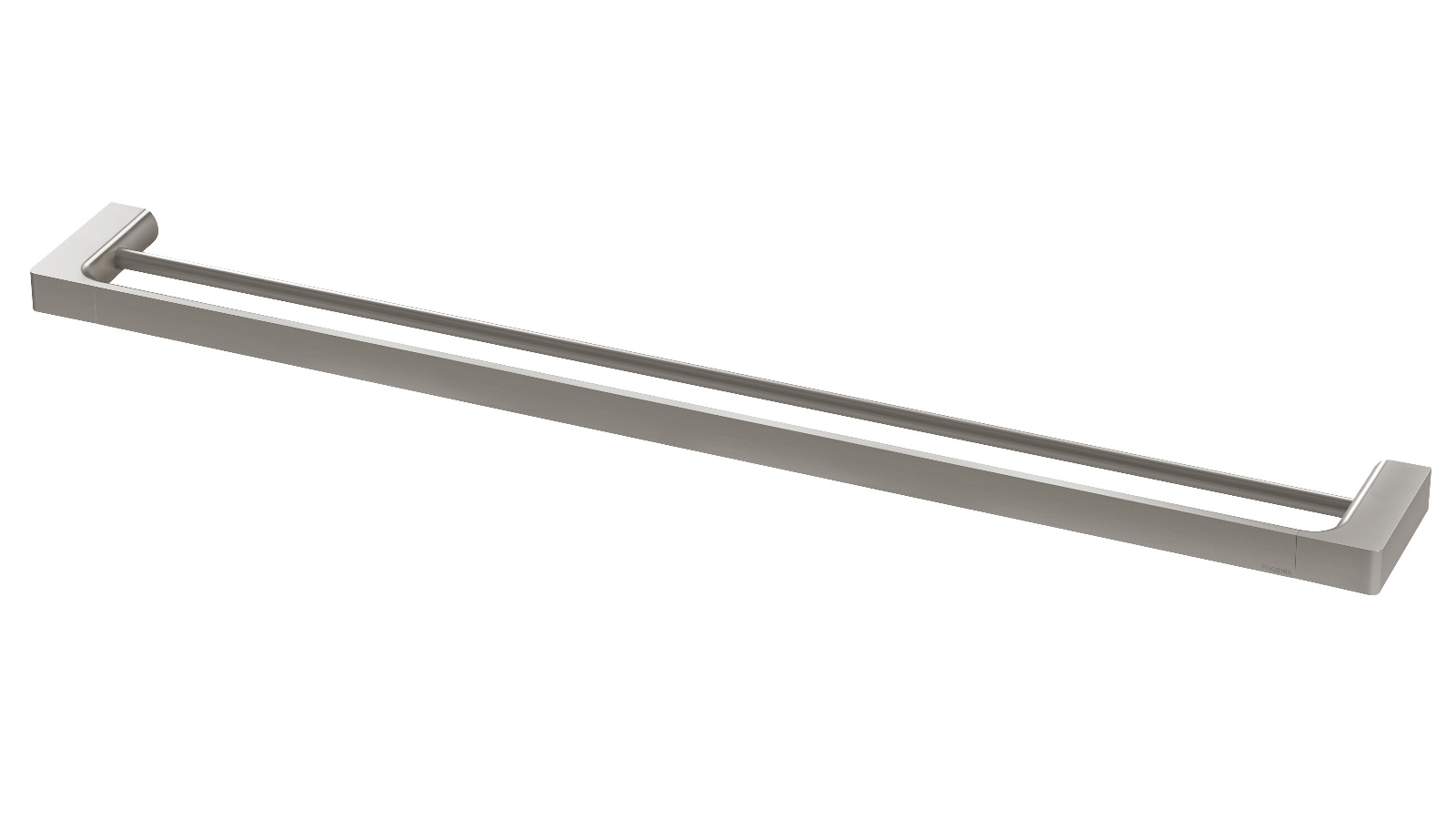 Phoenix Gloss 846mm Double Towel Rail  - Brushed Nickel