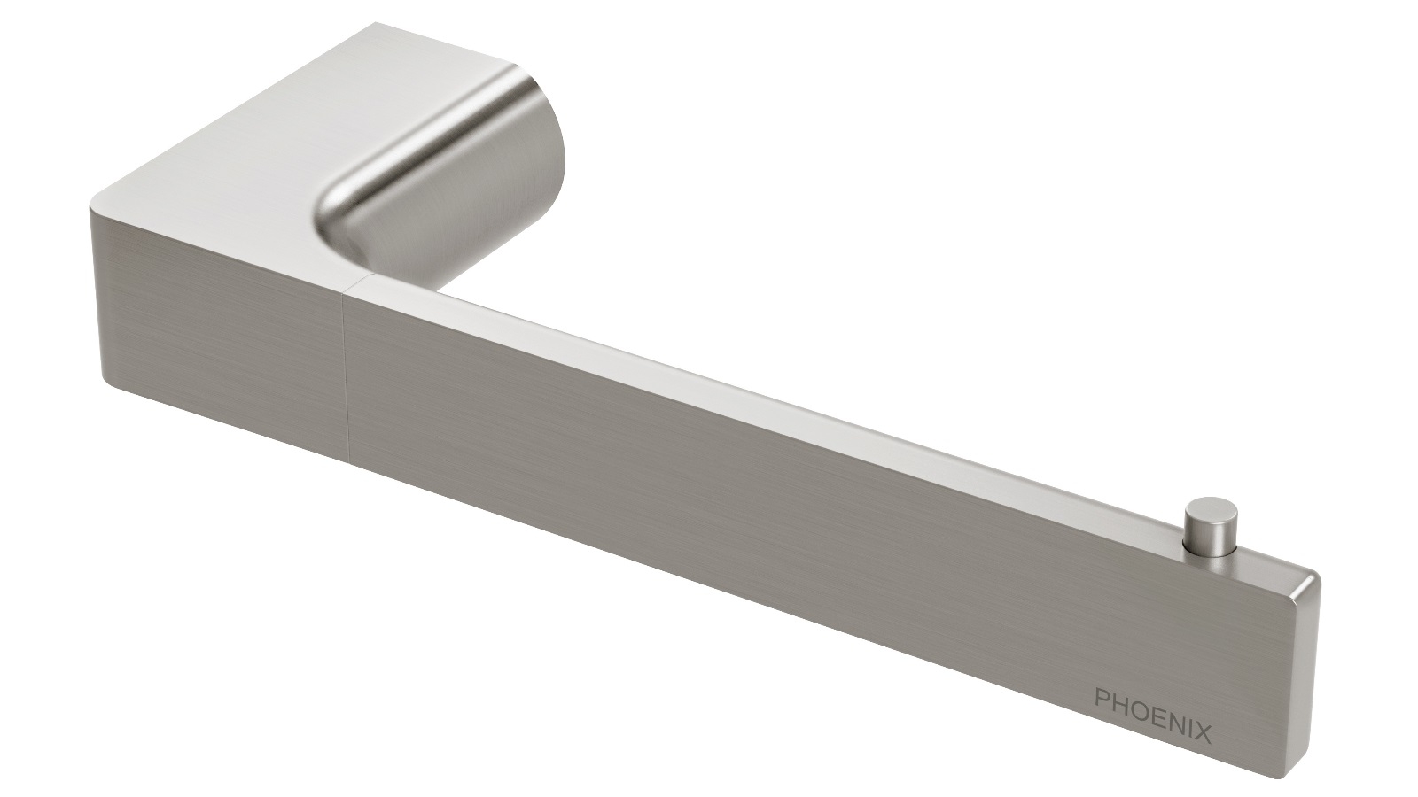 Phoenix Gloss Toilet Roll Holder  - Brushed Nickel