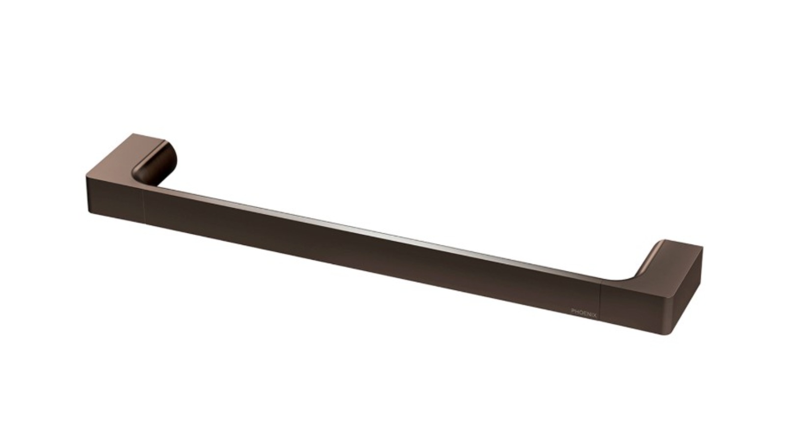 Phoenix Gloss Hand Towel Rail - Brushed Bronze