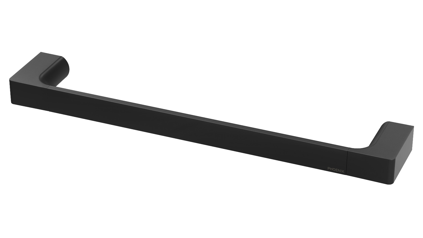 Phoenix Gloss Hand Towel Rail  - Matte Black
