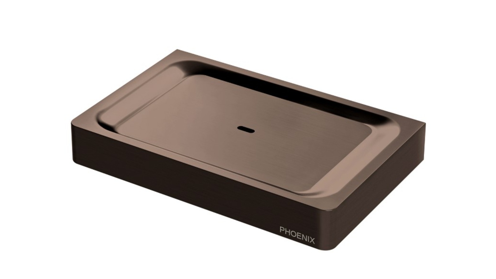 Phoenix Gloss Soap Dish - Brushed Bronze