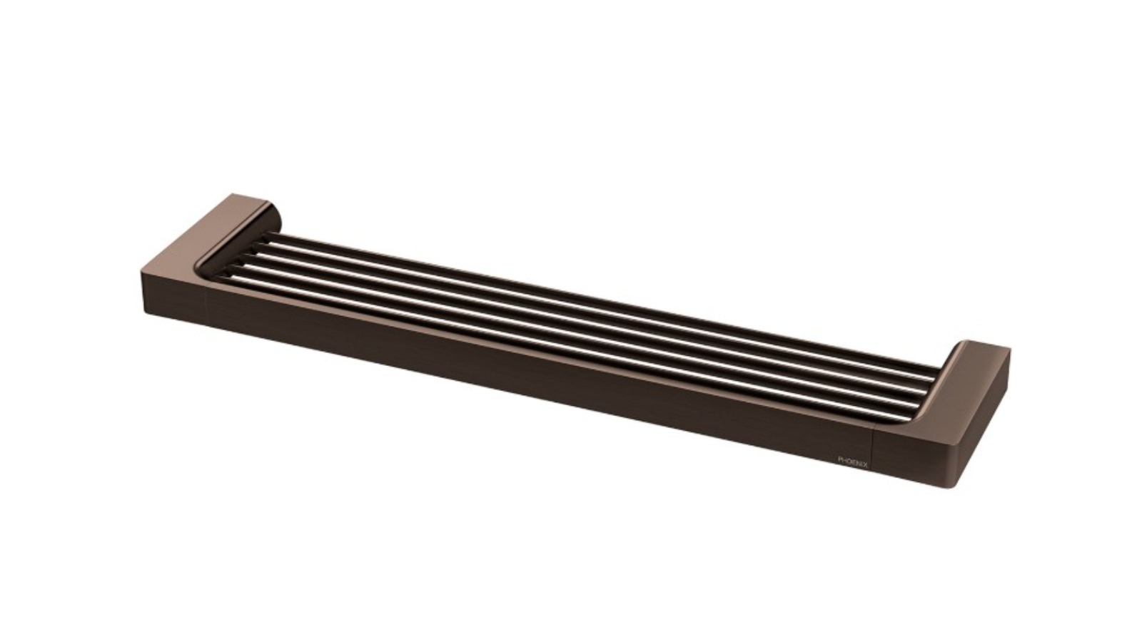 Phoenix Gloss Shower Shelf - Brushed Bronze