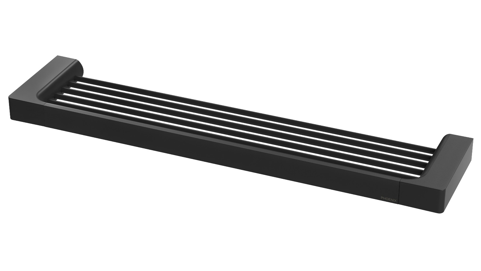 Phoenix Gloss Shower Shelf  - Matte Black