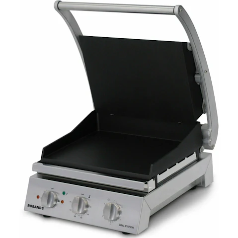 Roband 6 Slice Smooth Non-Stick Plate Grill Station