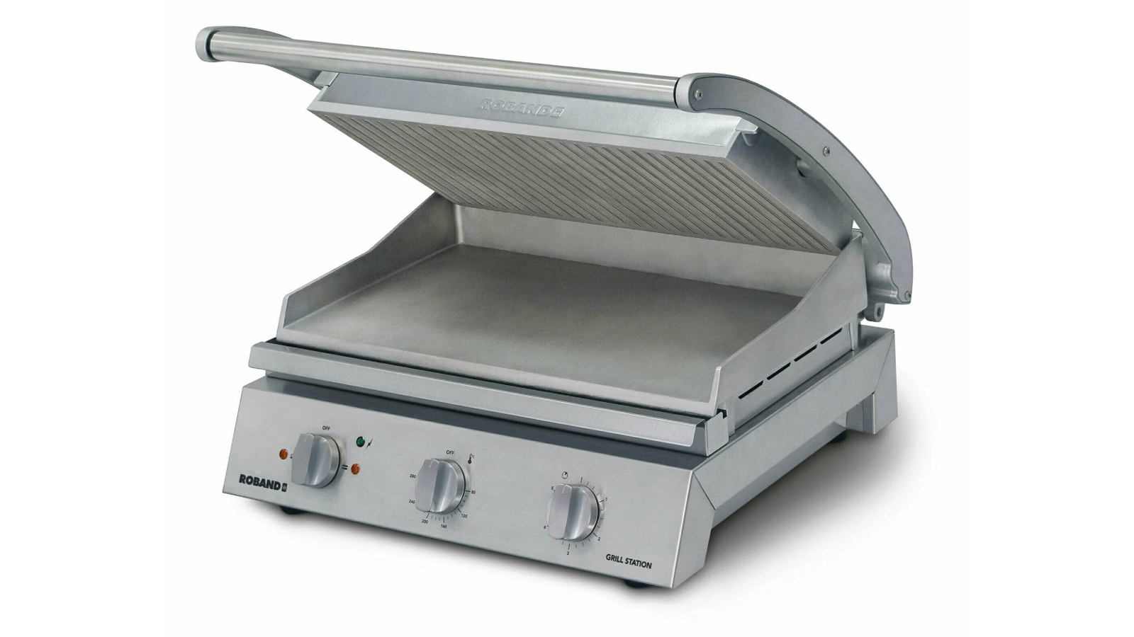 Roband 8 Slice Ribbed Top Plate Grill Station