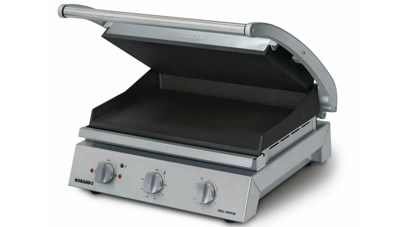 Roband 8 Slice Non-Stick with 13A Ribbed Top Plate Grill Station