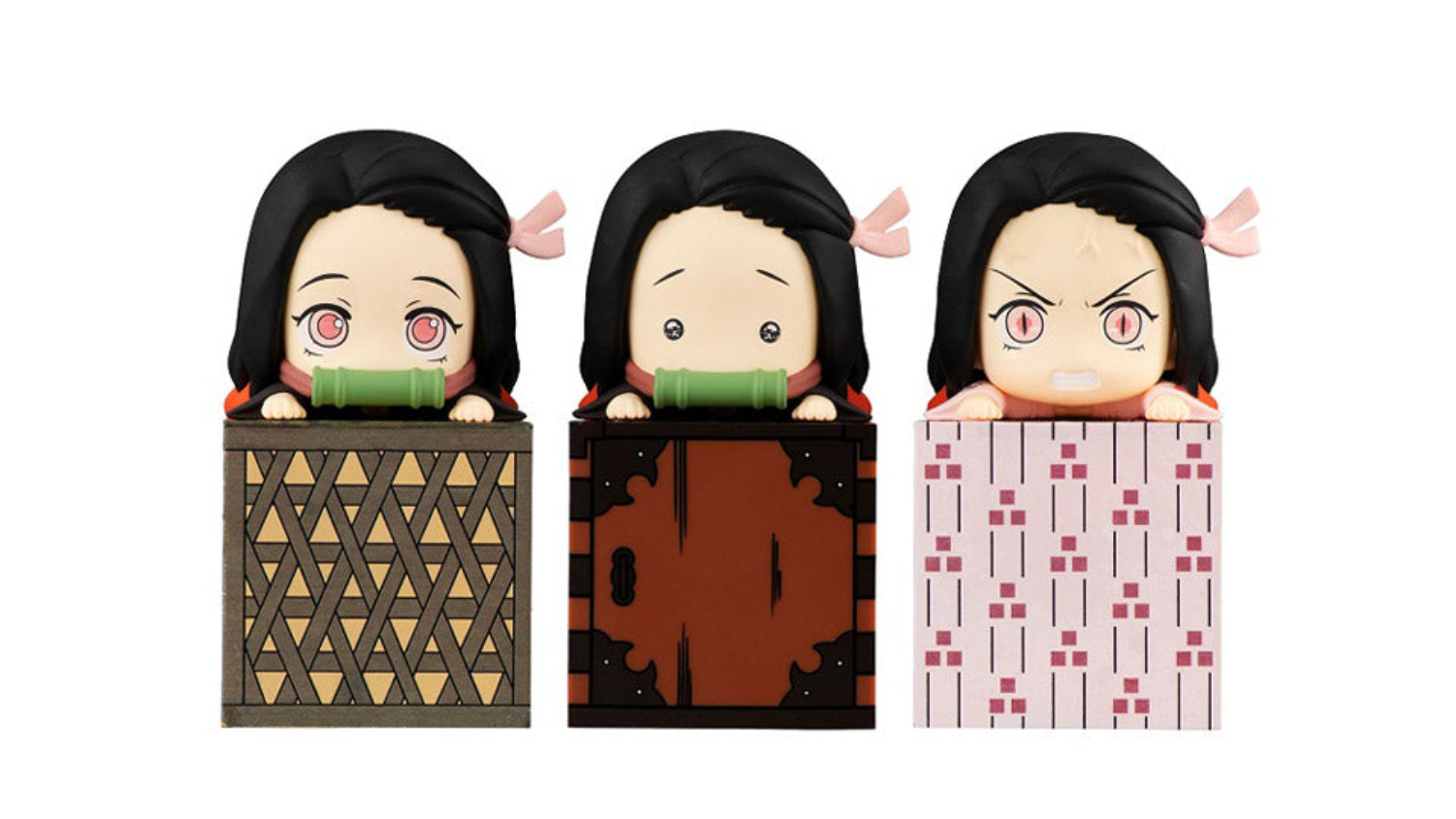 Furyu Set of 3 Demon Slayer Hikkake Nezuko Figure