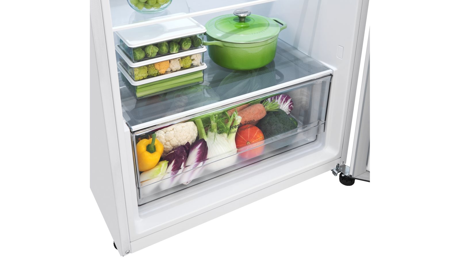 LG 375L Top Mount Fridge with Door Cooling+ White Harvey Norman